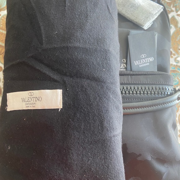 Valentino Garavani Leather and Nylon Camo Backpack - Picture 7 of 8